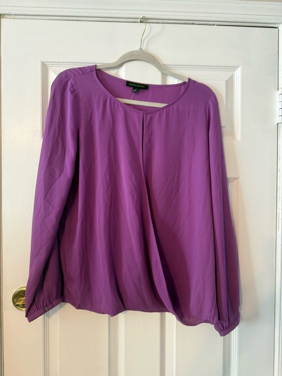 Banana Republic Tops - Banana Republic Purple Long-Sleeve  Blouse
